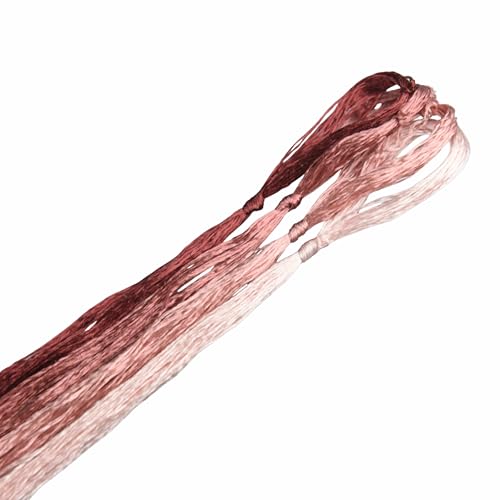 4 Skeins Mulberry Silk Floss Embroidery Thread Floss-Cross Stitch Threads China Silk Woven Jewelry Threads DIY Sewing Kits (16) - color: 16