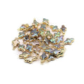 10PCS Natural Pearl Pendants Irregular Multiple Shapes Cultured Freshwater Baroque Pearl Charms for Jewelry Making Gift - color: 17x9mm