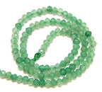 Perlin Agate & Jasper Gemstone Strand Beads 4 mm Rondelle 110 Pieces Jewellery Beads Semi-Precious Stone for Jewellery Necklace Bracelet Earrings (Light Green Agate) - color: Light green agate