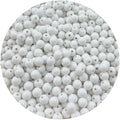 200Pieces 10MM Acrylic Round Beads Round Acrylic Balls Chunky Beads Smooth Spacer Plastic Pastel Beads Craft Beads for Necklace and Bracelet Making Crafting Supplies(176-white) - color: 176-white, size: 10MM