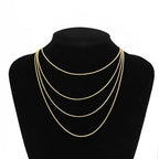 12 Pack Snake Chain Necklace Bulk Gold Plated Stainless Steel Necklace Chain for DIY Jewelry Making - color: Mix 20 Inches