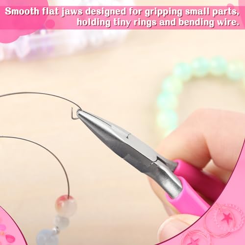 SPEEDWOX 3 Inch Chain Nose Pliers for Jewelry Making - Miniature, Pocket, Needle-Nose, Jewelry Making, Micro Pliers - style: Chain Nose Pliers