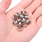 BEADIA Stainless Steel Spacer Beads 10x5mm Rondelle Loose Charm Caps Beads for DIY Jewelry Making 20pcs with 7mm Hole - color: 10x5mm 7mm