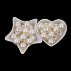 FM FM42 500g/220pcs 18mm Pearls with 6mm Big Hole Ivory Simulated Pearl Beads for Crafts - color: 18mm Pearls with 6mm Hole, 500g/220pcs