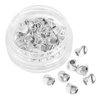 BEADIA Silver Plated Twisted Spacer Beads 4x5mm 30pcs for Jewelry Making Findings Non Tarnish - color: Silver, size: 4x5mm Twisted