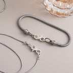 Pndeyo 925 Sterling Silver Lobster Claw Clasps, Double Opening Necklace Enhancer Shortener, Hypoallergenic Spring Rings Clasp Connector Carabiner for Bracelet Anklet Jewelry Making - color: Silver-1pc-0.59"×0.31"-with rings