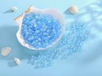 LAIDANLA 1500PCS Acrylic Letter Beads Alphabet White Letters Blue Transparent Round Bead 7×4mm for Jewelry Bracelets Necklaces Key Chains Making - color: R-White Letter Blue Transparent Beads