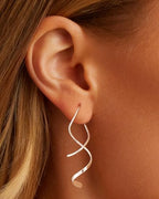 14K Gold/Sterling Silver Plated Dangle Earrings Dainty Hypoallergenic Jewelry, Trendy Lightweight Accessories for Women Valentines Mother's Day Birthday Thanksgiving Day Gifts - style: A-SL