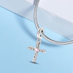 925 sterling silver bracelet necklace pendant, women's jewelry gift, dream catcher net bead pendant, suitable for original bracelets, parties, birthday jewelry gifts - color: KJC456
