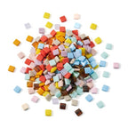 Pandahall 400pcs Acrylic Tila 2-Hole Seed Beads - Flat Square, 5x5mm Opaque Acrylic Spacer Loose Beads (10 Colors) for DIY Craft Multi-Strand Bracelet, Necklace, Earring Making - color: Mix 10 Colors, 400pcs
