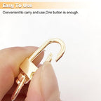 20 Pack Gold Metal Lobster Claw Clasps, 360° Swivel Lanyard Snap Hooks Lobster Clasp for Keychains, Key Chain Hooks for Jewelry Making Purse Bags DIY Crafts Pet Collar - color: Gold
