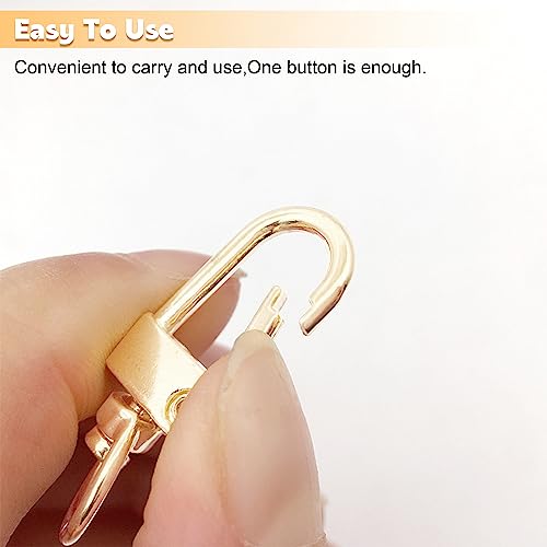 20 Pack Gold Metal Lobster Claw Clasps, 360° Swivel Lanyard Snap Hooks Lobster Clasp for Keychains, Key Chain Hooks for Jewelry Making Purse Bags DIY Crafts Pet Collar - color: Gold