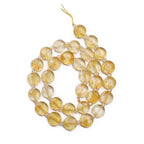 BEADIA Natural Faceted Yellow Quartz Rondelle Disk Stone Beads 10x5mm 37cm for DIY Chain Jewelry Making - color: Yellow Quartz