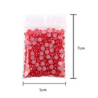 4500pcs 5mm Half Round Pearl Beads Mixed 15 Colors Cabochon Flatback Gem DIY Scrapbooking Shoes Phone Nail Art Making Crafts Material - size: 5mm 4500pcs
