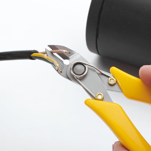 KATA 6 Inch Stainless Steel Wire Cutter, Heavy Duty Side Cutter, Flush Cutters, Micro Cutter Sprue Cutting Pliers for Cutting Electronics, Jewelry Making, Metal Wire, Crafting - color: 6 Inch