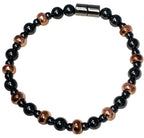 Copper and Magnetic Hematite Bracelet - size: 9.5 Inches