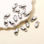 15PCS 16MM Lobster Clasps 316 Stainless Steel Lobster Claw Clasps Bulk for Necklace Bracelet Jewelry Making DIY Craft - color: Stainless Steel, size: 16MM