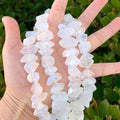 Adabele 30 Inch Natural Raw Healing Crystal Quartz Nugget Drilled Gemstone Loose Beads Clear AB Titanium Coated Chakra Gem Stone Spacer for Jewelry Craft Making GA-B2 - color: Clear Crystal Ab, size: 30 Inch/2 Strands