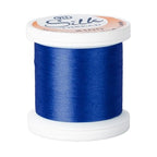 YLI Threads Silk Thread – 100 wt Fine Japanese Silk for Appliqué, EPP, and Quilting - Royal Blue - color: Royal Blue