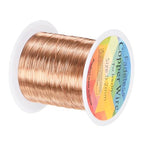 M METERXITY 0.2mm Jewelry Wire, 32 Gauge 328FT Craft Wire Copper Beading Wire for Jewelry Making/Planting/Weaving/DIY Crafting, Soft Metal Wires [100M, Copper Tone] - color: Copper Tone, size: 0.2mm 32 Gauge