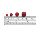 BEADIA Natural Red Agate Stone Round Loose Semi Gemstone Beads for Jewelry Making 4MM 89PCS - color: Red Agate, size: 4mm