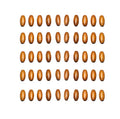 50Pcs Brown Oval Wood Tube Beads 20 x 10mm Barrel Natural Wooden Loose Spacer Beads for Bead Crafts Making (3mm Hole) - color: 20x10mm, Brown#50pcs