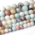 10MM Amazonite Beads Round Loose Beads Natural Gem Beads Crystal Energy Stone Beads for Jewelry Making DIY Bracelet Necklace - color: Amazonite Beads, size: 10MM
