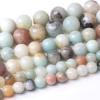 10MM Amazonite Beads Round Loose Beads Natural Gem Beads Crystal Energy Stone Beads for Jewelry Making DIY Bracelet Necklace - color: Amazonite Beads, size: 10MM