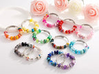 ZHIYUXI 12Styles Large Hole Beads for Jewelry Making European Big Hole Lampwork Spacer Rhinestone Bead for DIY Necklace Bracelet - color: A-12Styles