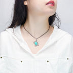 6 Pieces Crab Pendants Crystal Natural Stone Alloy Crab Charm for Jewelry Making Necklace - color: 6pcs Crab Jewelry Set