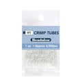 Beadalon Crimp Tubes, Size #1, Silver Plated, 1 oz, Approx. 4,500 pc - color: Silver, size: Size #1, 4,500 pc