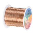M METERXITY 0.3mm Jewelry Wire, 28 Gauge 328FT Craft Wire Copper Beading Wire for Jewelry Making/Planting/Weaving/DIY Crafting, Soft Metal Wires [100M, Copper Tone] - color: Copper Tone, size: 0.3mm 28 Gauge