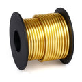 Aluminum Craft Wire, 32.8 Feet 3.0 mm/ 8 Gauge Gold Bendable Soft Metal Aluminum Wire Roll Bulk for DIY Crafts Sculpting Jewelry Making - color: Light Gold, size: 8 Gauge