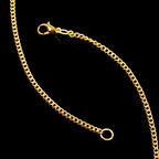 Hicarer 24 Pack Gold Plated Necklace Chain for Women Bulk 16-26 Inch 2 mm Gold Plated DIY Cable Link Chains for Jewelry Making with Lobster Clasps for DIY Necklace Jewelry Making Supplies(24 Inch) - size: 24 Inch