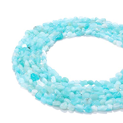 BEADIA Irregular Natural Tianhe Stone Loose Semi Gemstone Beads for Jewelry Making 5-8mm 38cm - color: Tianhe Stone, size: 5-8mm 38cm