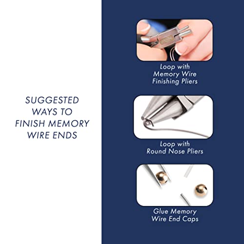Beadalon Memory Wire, Flat, Ring, Silver Plated, Approx. 33 coils - color: Silver, size: Ring