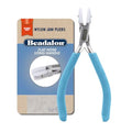 Beadalon Designer Series Nylon Jaw Pliers, Flat Nose, Pacific Blue Long Vinyl-Free Grips, Stainless Steel, 6.25 in - color: Pacific Blue, style: Flat Nose | Long Handle