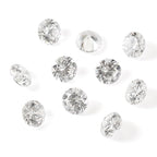 FASHEWELRY 150Pcs 2.5mm Cubic Zirconia Cabochons Tiny Rhinestone Clear Pointed Back Faceted Crystal Diamante Gems for Nail Art Craft Replacing Jewelry Grade AAA - color: Clear, size: 2.5mm