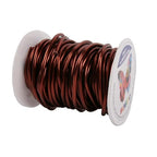Aluminum Craft Wire,8 Gauge (3mm) Bronze Bendable Wire,32 Feet Continuous Roll for Jewelry Making,Sculpting,Floral & Armature Projects - size: 8 Gauge 32FT, style: Bronze