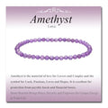 MASSIVE BEADS Natural Genuine Gemstone Beads Healing Crystal Chakra Reiki Jewelry Faceted Round Beads Bracelets 3mm - color: Amethyst