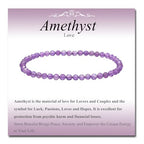 MASSIVE BEADS Natural Genuine Gemstone Beads Healing Crystal Chakra Reiki Jewelry Faceted Round Beads Bracelets 3mm - color: Amethyst