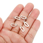 PATIKIL Letter Charm, 50pcs Alphabet Initial Pendant Charm Bulk DIY for Jewelry Making Bracelets Earrings Necklace - style: D