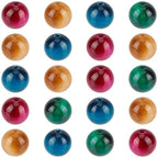 40PCS 8MM Tiger Eye Gemstone Beads with Hole Natural Round Stone Energy Pink Blue Green Smooth Polished Loose Spacer Bead Bulk for Jewelry Making Earrings Bracelets Necklaces DIY Crafts - size: 8mm 40pcs