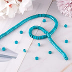 Craftdady 127Pcs Heishi Coin Natural Howlite Beads 6mm Tiny Flat Round Disc Spacer Beads Healing Chakra Loose Beads for Jewelry Bracelet Necklace Earring - color: Howlite, size: 6mm