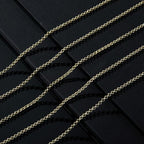 32.8 Feet Chains for Jewelry Making 14K Twist Chains Gold Plated Brass Necklace Craft Chains with Lobster Clasps and Jump Rings Bulk for DIY Bracelet Ankle Earring - color: Twist Rolo Gold