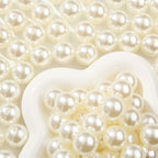 20mm White Pearl Beads 180pcs Chunk Bubblegum Bead Acrylic Pen Ball Beads for Pen Bag Jewelry Making Necklace Bracelets (White Pearl) - color: white pearl