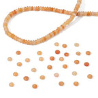 BEADIA Natural Red Aventurine Disk Stone Beads 4x2mm 160pcs Rondelle Loose Semi Gemstone Beads for Jewelry Making Design - color: Red Aventurine