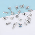 10PCS Random Various Cage Pendants for Pearl Jewelry Making Silver Plated, Design Cage Pendants for Women