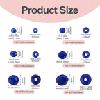 6 Strands Faceted Crystal Glass Beads Strands 3/4/6/8mm Rondelle Electroplate Glass Loose Spacer Beads Pearl Luster Plated for DIY Bracelet Necklace Jewelry Making, Blue - color: 2/3/4/6/8mm-Blue