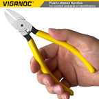 6-inch Ultra Sharp Side Cutter Set with Spring Loaded, Flush Cutting Pliers, Diagonal Cutting Plier for Jewelry Making, Electrical, Crafting, Flowers, Plastics - style: 6" Side Cutter